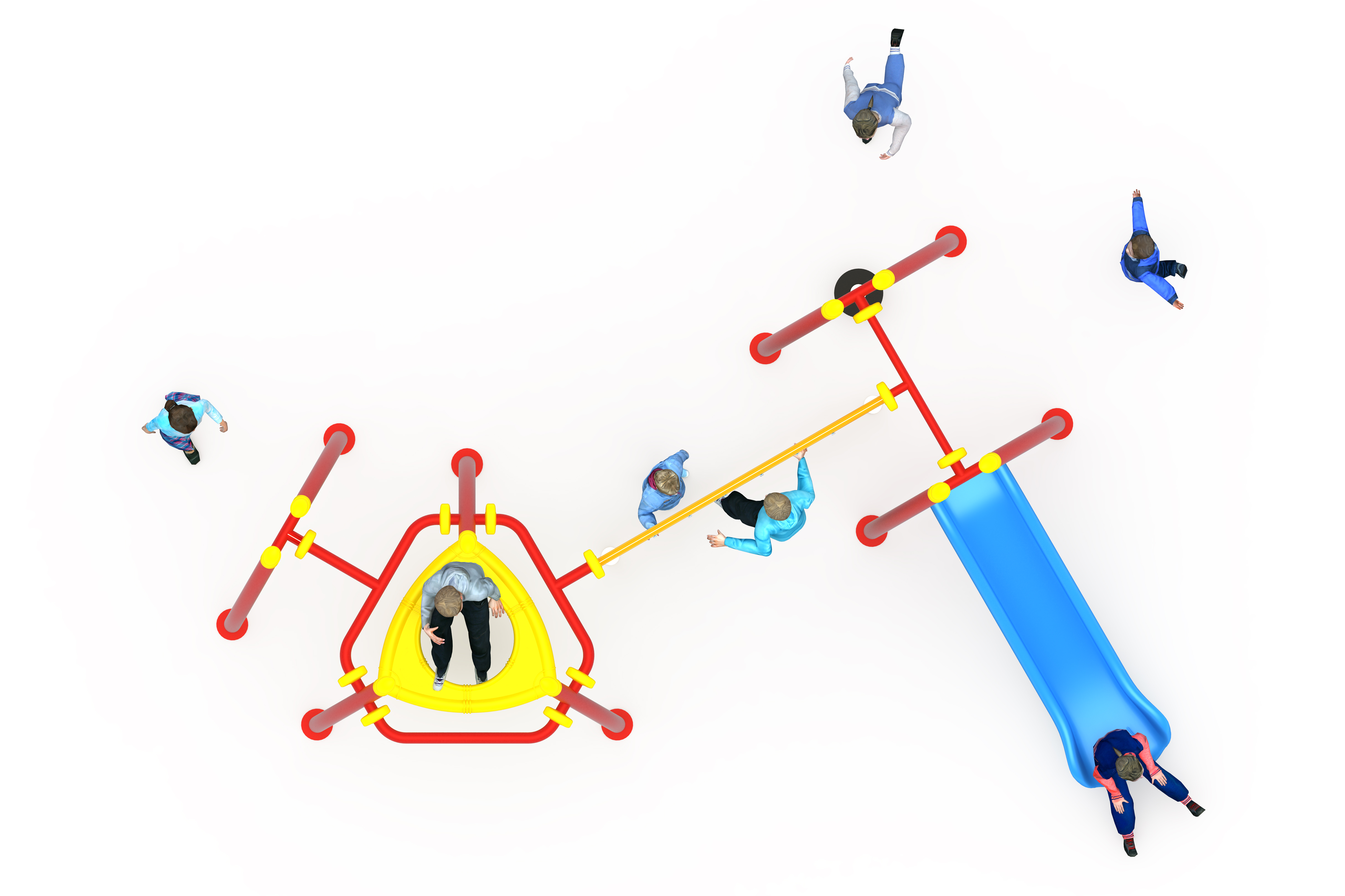 Halatlı Tırmanma B-PTR-200 PTR-203 | Parkur ve Halatlı Tırmanma Oyun Grupları | Erse Kent Mobilyaları